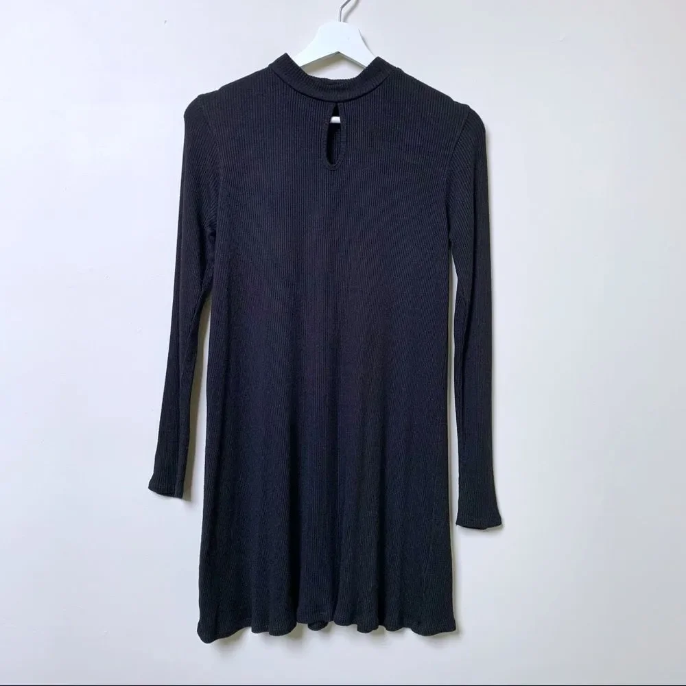 3/$30 RVCA Mockneck Ribbed Mini Dress - Picture 2 of 6